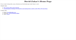 Desktop Screenshot of david.zakar.com