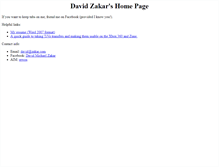 Tablet Screenshot of david.zakar.com